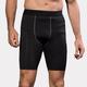 Men's Athletic Shorts Compression Shorts Running Shorts Gym Shorts Going out Weekend Breathable Quick Dry High Stretch Elastic Waist Plain Short Gymnatics Casual Activewear Black White