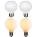 2/4/6PCS G80 7W Globe LED Edison Bulb 650lm E27 Base Opalescent Glass Facing Very Suitable for Dresser Vanity Mirror Floor Lamp AC85-265V