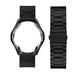 Watch Band for Samsung Galaxy Watch 6 5 4 40/44mm Watch 6 Classic 43/47mm Watch 5 Pro 45mm Watch 4 Classic 42/46mm 3 41mm Stainless Steel Replacement Strap with Case Sport Band Wristband