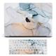 MacBook Case Compatible with Macbook Air Pro 13.3 14 16 inch Hard Plastic Marble