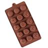 Silicone Chocolate Moulds 6 Pieces Silicone Moulds for Chocolate and Non-Stick Chocolate Molds Letters and Numbers for Making Chocolate Muffins Cakes 6 Shapes