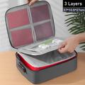 Multi-functional Document Bag Large-capacity Account Book Storage Box Storage Bag Waterproof Document Storage Bag