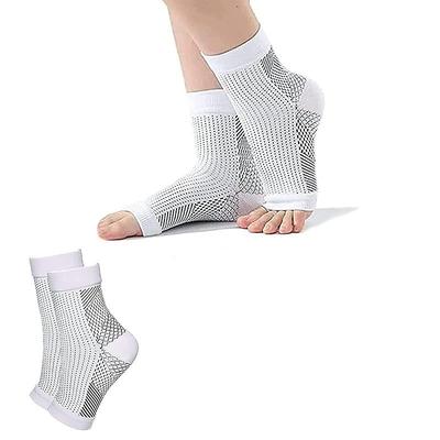 2pairs Neuropathy socks for Women and Men Ankle brace Socks and Tendonitis compression socks For Pain Relief and Plantar Fasciitis for women and man Ankle compression sleeve for ankle swelling