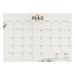 TF PUBLISHING July 2024 - June 2025 Floral Medium Desk Pad Monthly Blotter Calendar | 17â€� x 12â€�