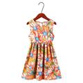 Summer Girls Dress For Girls Butterfly Floral Print Teenagers Party Dress Formal Princess Dress Kids Vestido 6-12Y