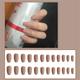 Sensual Scrub Ballet Nail Matte Coffin Nail Wear Nail Nail Piece Trapezoidal Fake Nail Finished Product