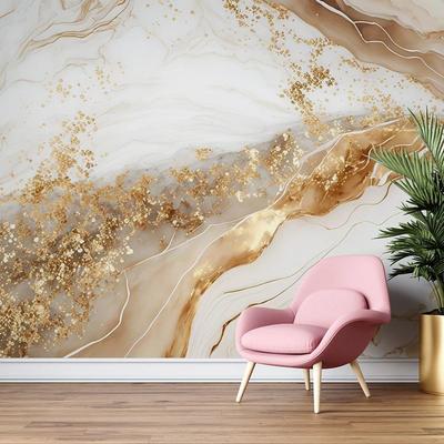 Cool Wallpapers Abstract Marble Wallpaper Wall Mural White Covering Sticker Peel and Stick Removable PVC/Vinyl Material Self Adhesive/Adhesive Required Wall Decor for Living Room Kitchen Bathroom