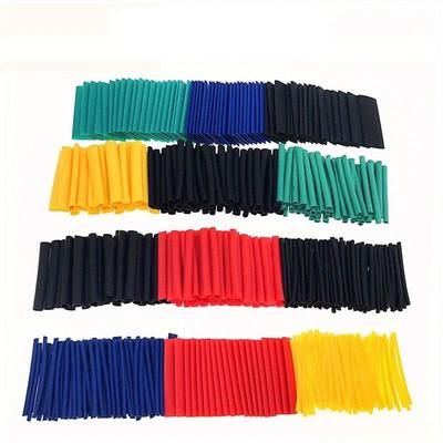 164/560pcs Shrinking Heat Shrink Tubing 2:1 Polyolefin Tube Sleeve Wrap Wire Set Multicolor
