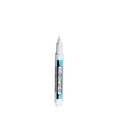 1/2Pcs White Permanent Paint Pen Set For Wood Rock Plastic Leather Glass Stone Metal Canvas Ceramic Deep Hole Marker 0.7mm