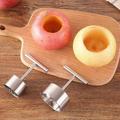 2pcs/set Apple Pear Core Coring Cutter Stainless Steel Fruit Core Pitter Remover Separator for Kitchen Accessories Gadgets