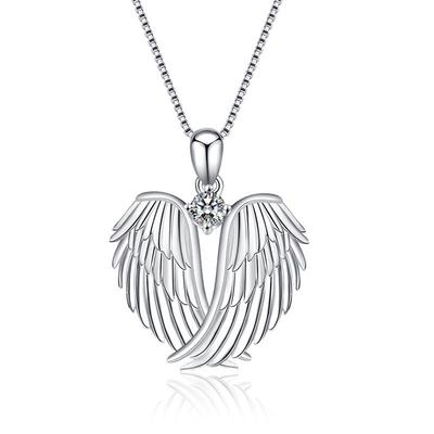 angel wings necklace 925 sterling silver guardian angel wings pendant necklace for women jewelry gifts dress to impress 2025