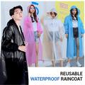 Reusable Raincoat Women Rainwear Men Poncho Impermeable Poncho EVA Rain Coat Plastic Fashion Rain cover Hooded