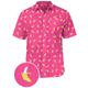 Men's Shirt Summer Hawaiian Shirt Button Down Shirt Fruit Graphic Prints Banana Turndown White Pink Blue Green 3D Print Outdoor Street Short Sleeves Button-Down Print Clothing Apparel Fashion
