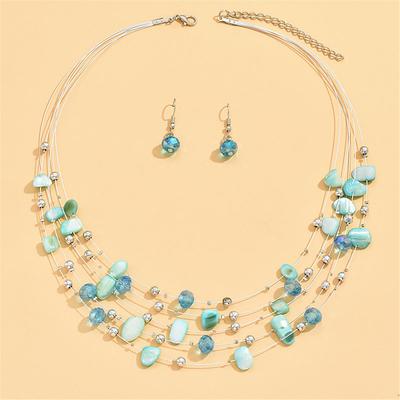 Women's necklace Fashion Outdoor Geometry Jewelry Sets