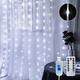 1pc Curtain Lights 300 LED Curtain Fairy Lights with Remote 8 Modes 9.8 9.8 Ft Curtain String Lights Waterproof USB Plug In Copper Wire Lights For Bedroom Window Chrismas Wedding Party