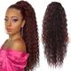 Highlight Drawstring Ponytail Extension PT005 Isabella 26 Long Bohemian Curly Pony Tail Multi Layered Light Soft Clip in Hair Extensions Ponytail Medium Blonde White Blonde Highlights