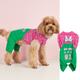 Pet Clothing Backpack Pants T-shirt Digital Shirt Lapel Leather Label Rabbit Small And Medium-sized Dog Cat Pet Fun Four Legged Clothes