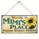 1pc Warm Inspirational Wooden Plaques With Sayings Welcome To NANA'S PLACE Sun Flowers Decorative Sign Plaque Wall Hanging Sing Hanging Plaques Wall Decor For Home Room Garden Decor Mother's Day L