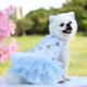 Chihuahua Dog Dress, Summer Cute Female Puppy Dresses,Extra Small Girl Dog Pink Clothes, Pet Dog Outfits for Yorkie Teacup,Flower Sundress,Tiny Dog Skirt Cat Clothing XXS~S (XX-Small)