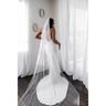 One-tier Simple / Sparkle Shine Wedding Veil Cathedral Veils with Sequin 110.24 in (280cm) Tulle