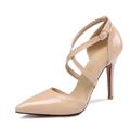 Women's Heels Wedding Shoes Pumps Dress Shoes Plus Size High Heels Party Work Daily Bridal Shoes Bridesmaid Shoes Summer Buckle Stiletto Heel Pointed Toe Elegant Comfort Walking Faux Leather