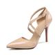 Women's Heels Wedding Shoes Pumps Dress Shoes Plus Size High Heels Party Work Daily Bridal Shoes Bridesmaid Shoes Summer Buckle Stiletto Heel Pointed Toe Elegant Comfort Walking Faux Leather