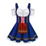 Plus Size Oktoberfest Costume Beer Dress Dirndl Trachtenkleider Maid Outfits German Munich Wiesn Women's Traditional Style Cloth Shirt Apron