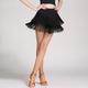 Latin Dance Skirts Fringed Tassel Women's Daily Dropped Training Dress Black Skirts Tango Ballroom Samba Salsa