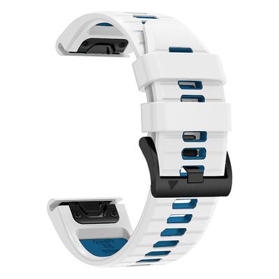 Watch Band for Garmin Fenix 7 7X 6 6X Pro Forerunner 955 945 935 Instinct 2X Solar Epix Approach S62 S60 Marq Descent G1 Quatix Silicone Replacement Strap 26mm 22mm Quick Fit Sport Band Wristband