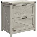 Ireland Home By Bush 2-Drawer Lateral File Cabinet Letter/Legal Cottage White 29-Inch (CGF129CWH-03)
