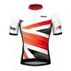 21Grams Men's Cycling Jersey Short Sleeve Bike Jersey Top with 3 Rear Pockets Mountain Bike MTB Road Bike Cycling Breathable Moisture Wicking Soft Quick Dry White Red Blue Norway National Flag