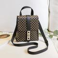 Women's Crossbody Bag Shoulder Bag Mobile Phone Bag PU Leather Office Shopping Daily Buckle Adjustable Durable Solid Color Letter Light Brown Leopard Dark Brown