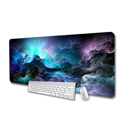 Large Mouse Pad XL 35.4x15.7in Big Extended Computer Keyboard Mouse Mat Desk Pad for Laptop with Stitched Edges Waterproof Mousepad for Gamer HomeOffice