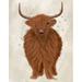 Highland Cow 1 Full Poster Print - Funky Fab (24 x 36)