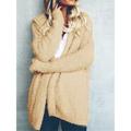 Women's Teddy Coat Fleece Jacket Winter Coat Lightweight Warm Hooded Jacket with Pockets Fall Warm Stylish Casual Street Jacket Long Sleeve White Pink Khaki