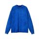 Hoodie Women's Black Pink Blue Solid / Plain Color Puff Sleeve Daily Neutral Streetwear Daily Round Neck Regular Fit M