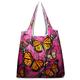Women's Tote Shoulder Bag Hobo Bag Polyester Shopping Daily Holiday Print Large Capacity Foldable Lightweight Butterfly Blue Green Rose Pink