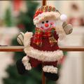 Stocking Stuffers for Kids Christmas Tree Pendants Fabric Toy Doll Xmas Tree Hanging Ornaments Christmas Decorations For Home Kids Gift Noel Decoration