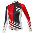 ILPALADINO Women's Cycling Jersey Long Sleeve Winter Plus Size Bike Top with 3 Rear Pockets Mountain Bike MTB Road Bike Cycling 3D Pad Breathable Anatomic Design Wearable Yellow Pink Red Sports