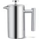 Cafetière à double paroi en acier inoxydable de 350 ml cafetière à piston avec filtre