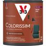 Peinture murale intérieure Colorissim® V33 Rouge chili Velours 0,5L - Rouge Chili