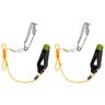 2 Pcs plus Line Release, 17 Pouces Downrigger Release Stacker Clip Leader de PêChe avec Clips à la