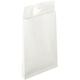 Paquet de 50 pochettes kraft blanc à 3 soufflets 260 x 330 mm 120 g avec bande adhésive - Blanc