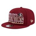 Men's New Era Garnet Florida State Seminoles Game Day 9FIFTY Snapback Hat