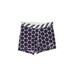 Nike Athletic Shorts: Purple Print Activewear - Women's Size Large