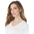 Women's Layered Circle Drop Earrings by Accessories For All in Gold