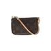 Louis Vuitton Satchel: Embossed Brown Print Bags