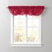 BH Studio Sheer Voile Toga Valance by BH Studio in Burgundy Window Curtain