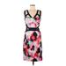 French Connection Casual Dress - Party V-Neck Sleeveless: Pink Dresses - Women's Size 6