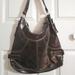 Nine West Bags | Nine West Leather Hobo Shoulder Bag | Color: Brown | Size: Os